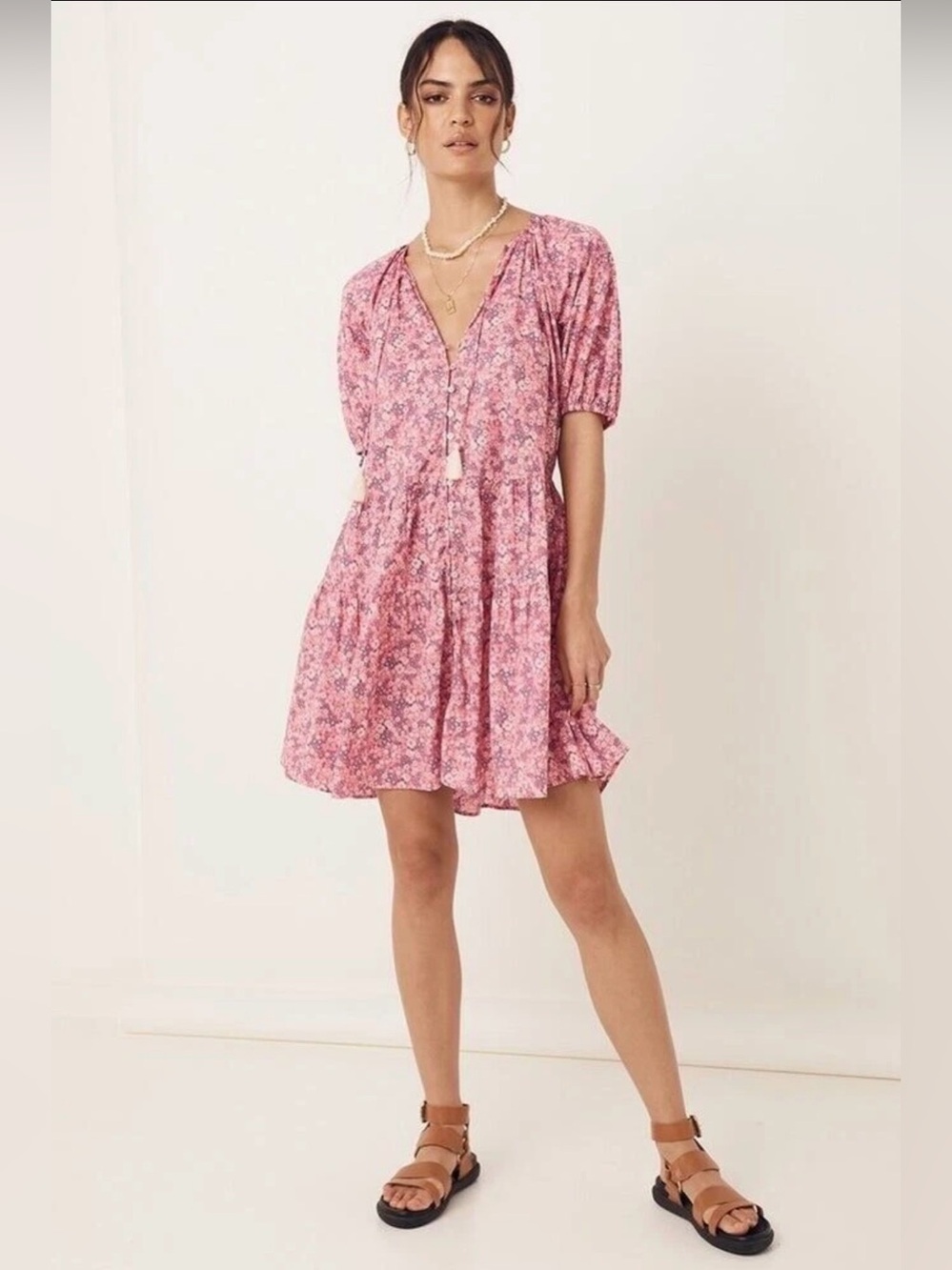 Spell Poppy Smock Mini Dress